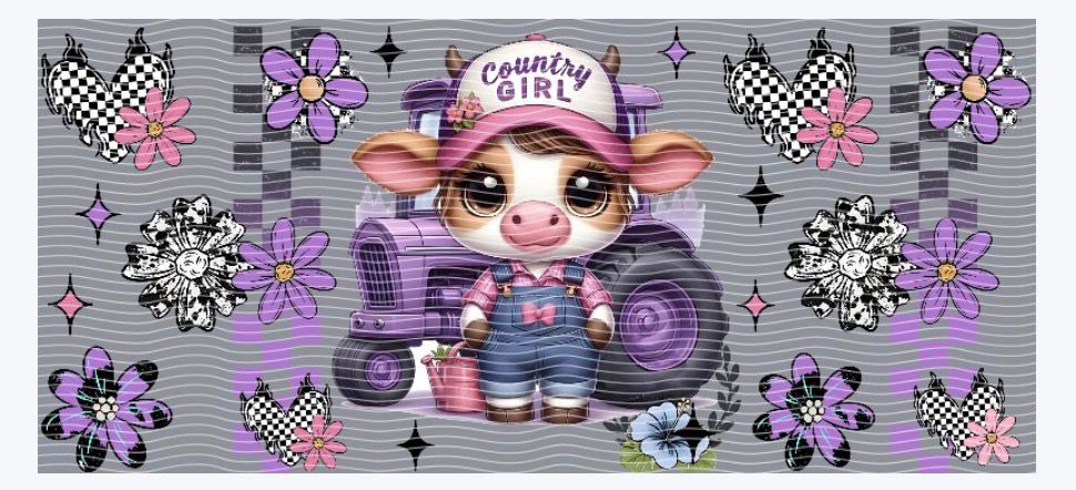 Country Girl Cow