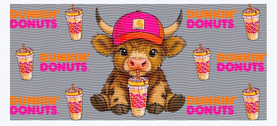 Dunkin Donut Cow 1