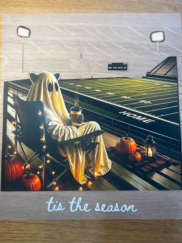 Halloween 10" Football Ghost