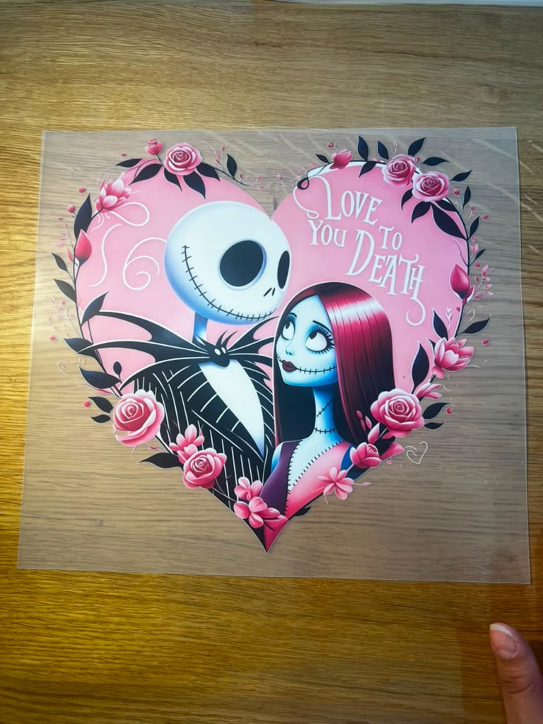 Halloween 10" DTF Jack & Sally