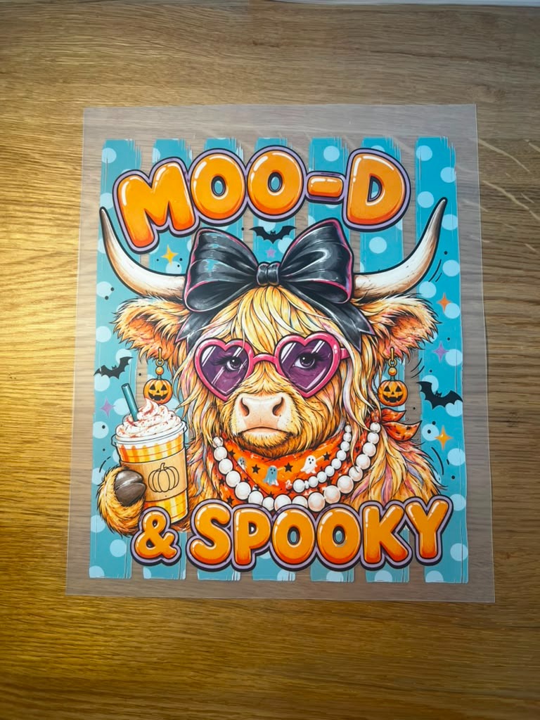 Halloween 10" DTF Moo-d