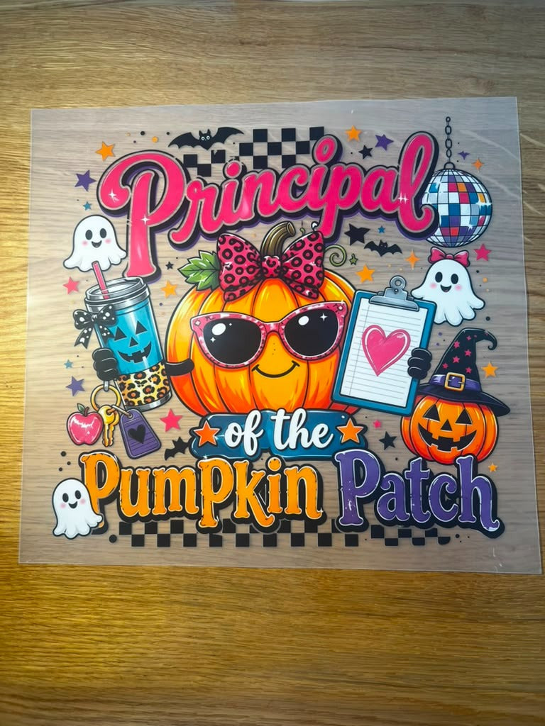 Halloween 10" DTF Pumpkin Patch