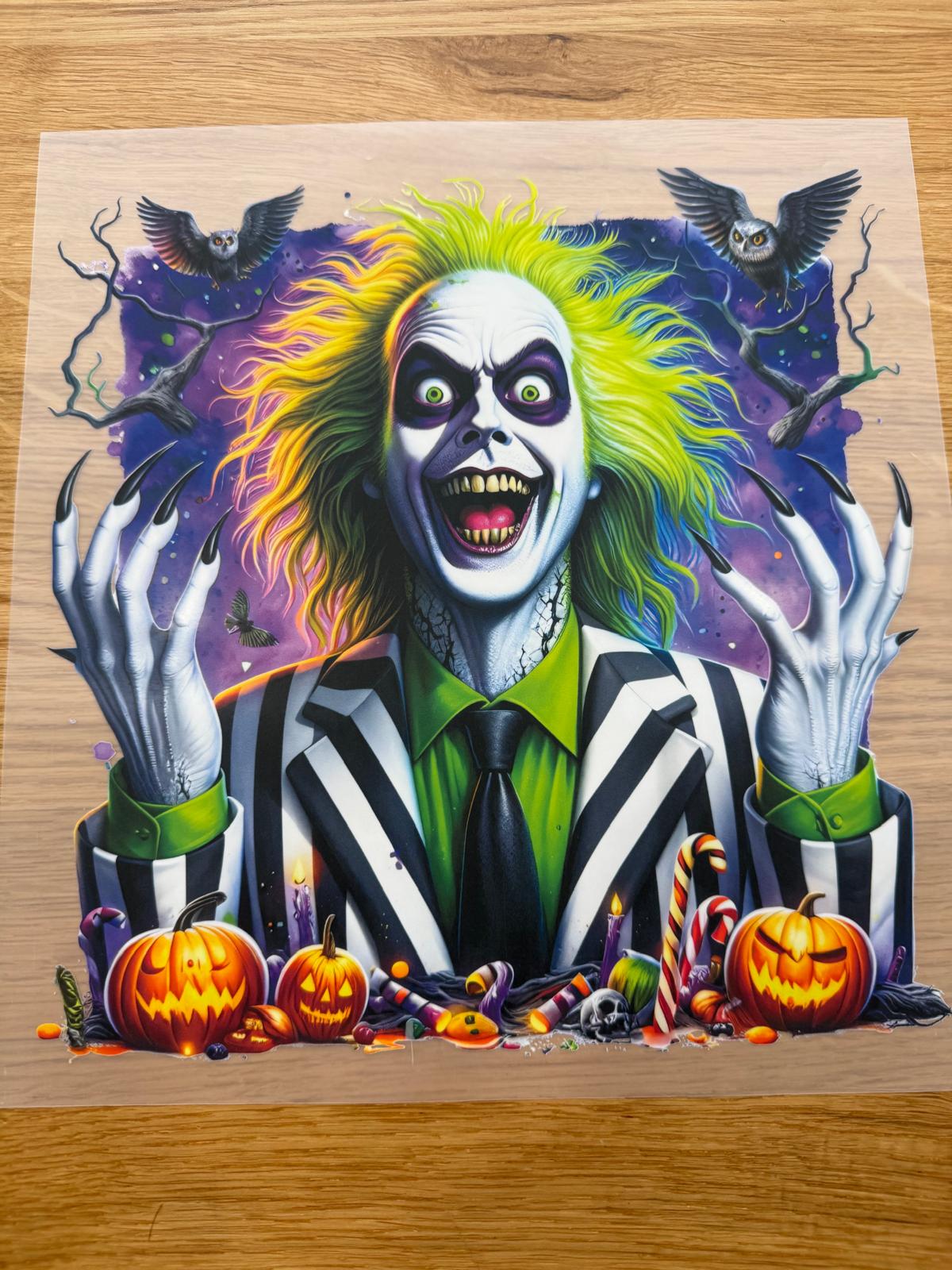 Halloween 10" DTF Beetle Juice