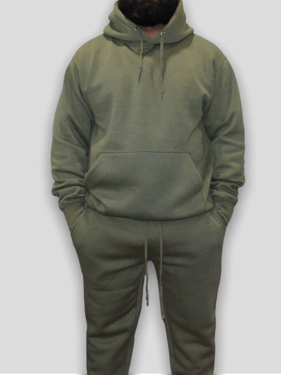 Brown Adult Pull Over Sweat Suit – Angies Apparel