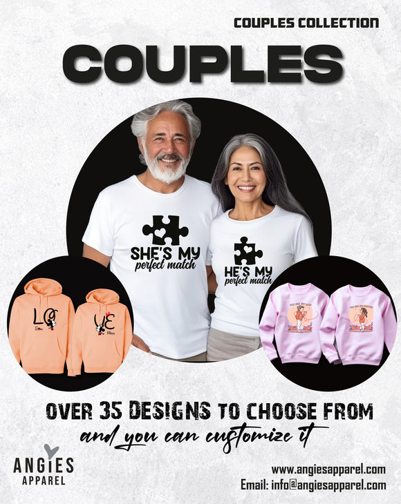Customized Couples Hoodie