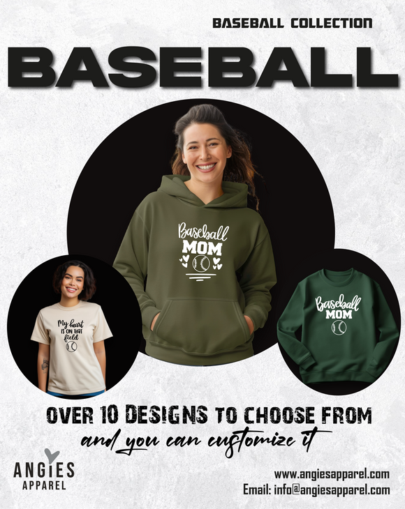 Baseball Hoodie, Sweatshirt and T-shirt