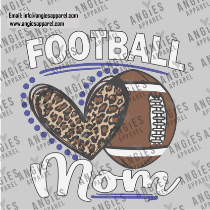 6. Football Mom Leopard