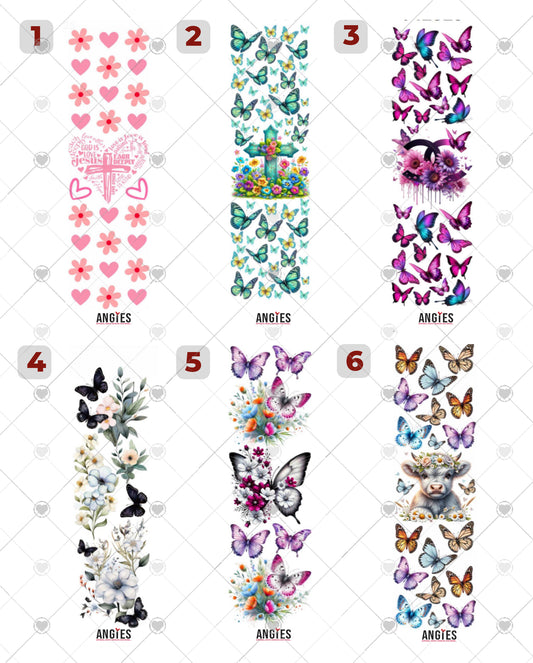 Pen Wrap Butterflies, Faith, DreamCatcher