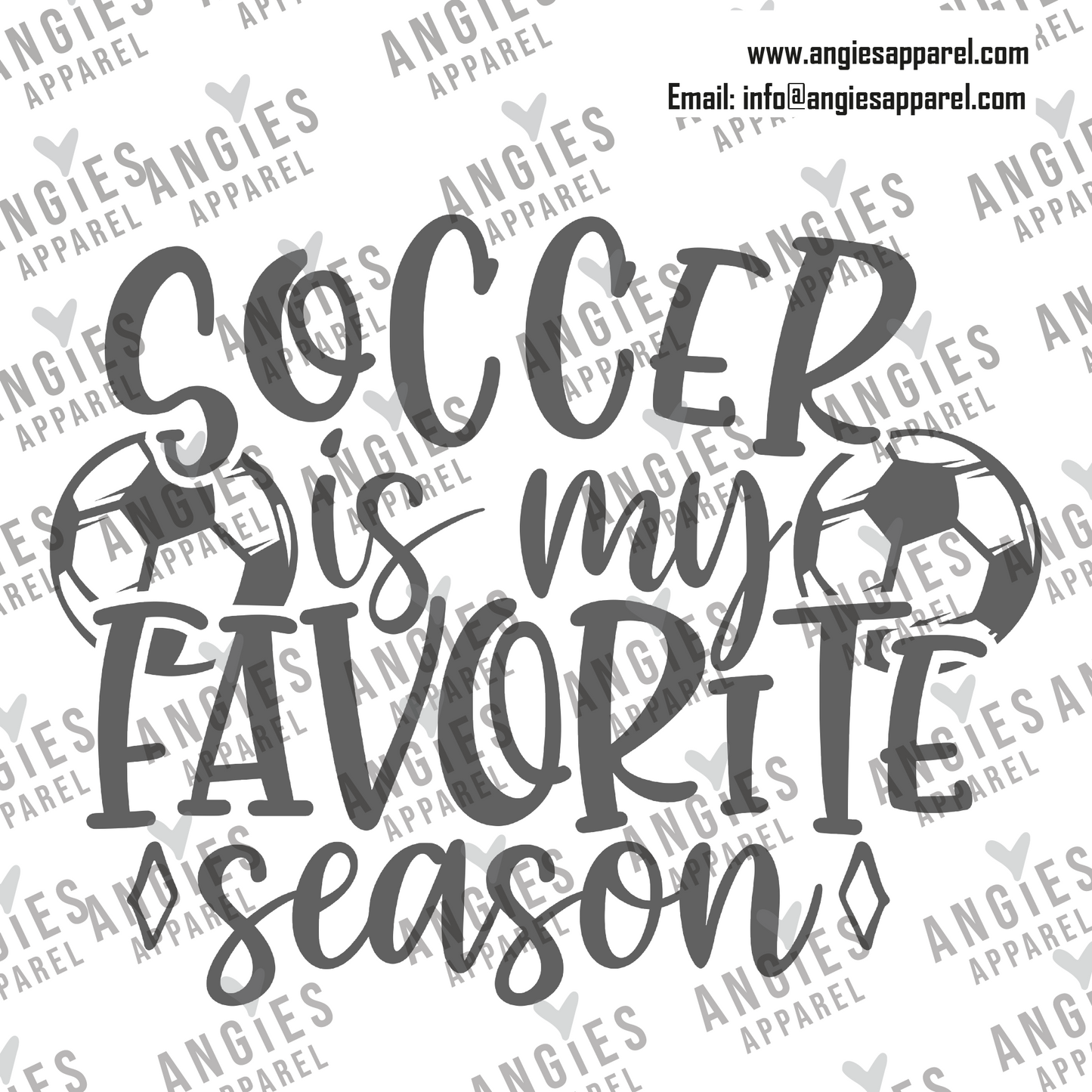 15. Soccer - Soccer Is My Favorite Season - Ready to Press