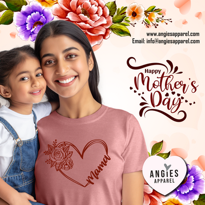 16. Floral Heart - mama