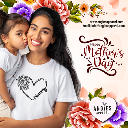 17. Floral Heart - mommy