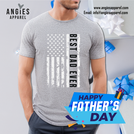 5. Best Dad Ever (American Flag)