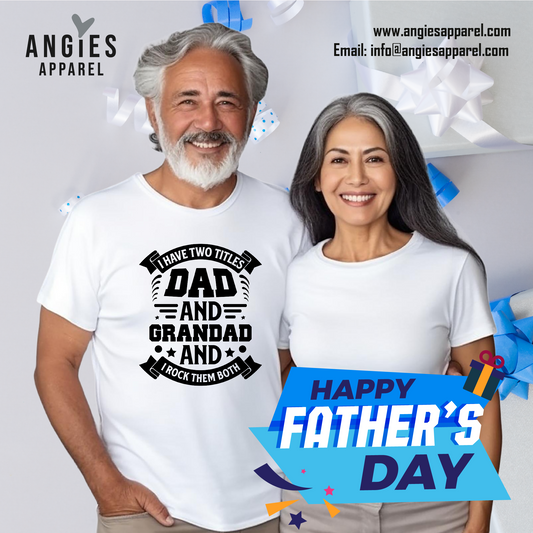 60. I have two titles Dad and Grandad and I rock them both