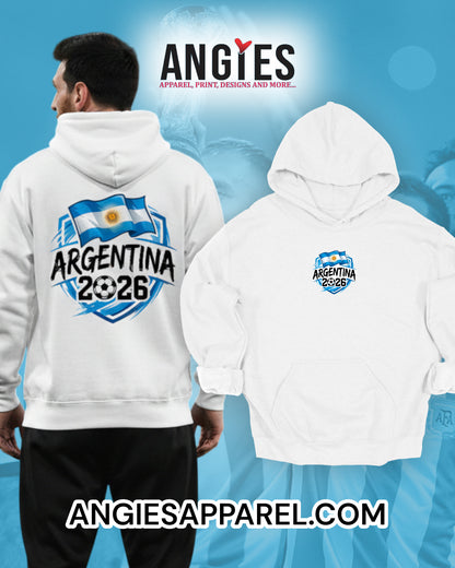 2026 Soccer Fan Crewneck, Hoodie & T-Shirt | Choose Your Country Design