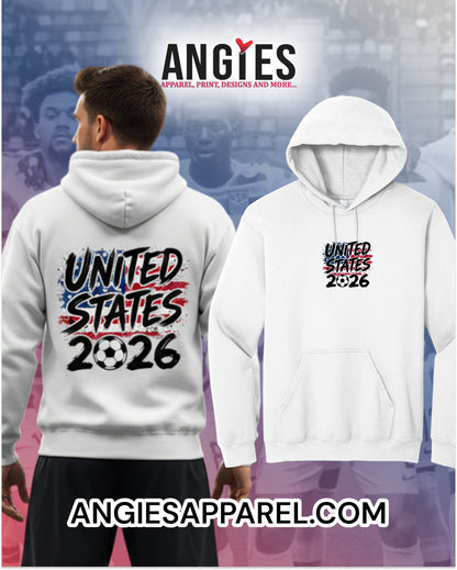 2026 Soccer Fan Crewneck, Hoodie & T-Shirt | Choose Your Country Design
