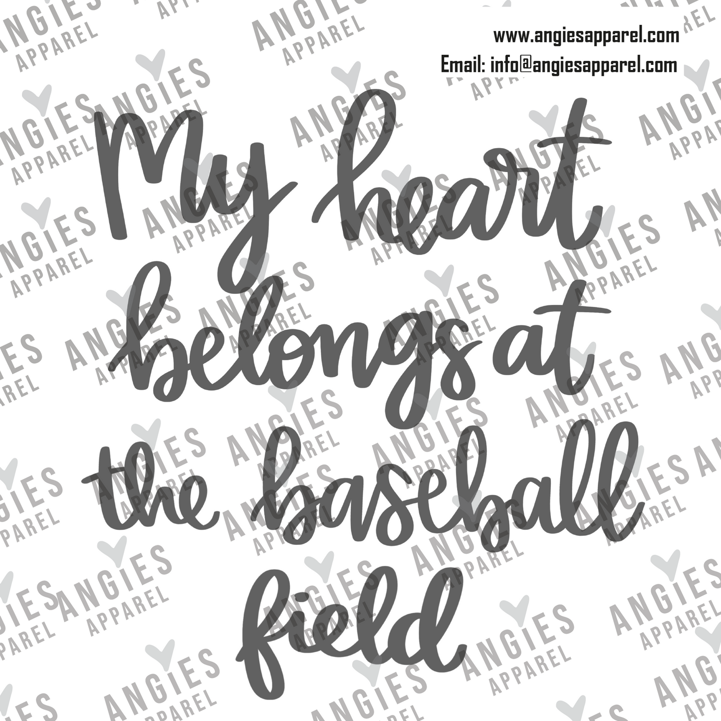 8. Baseball - My Heart Belongs at the Baseball - Ready to Press