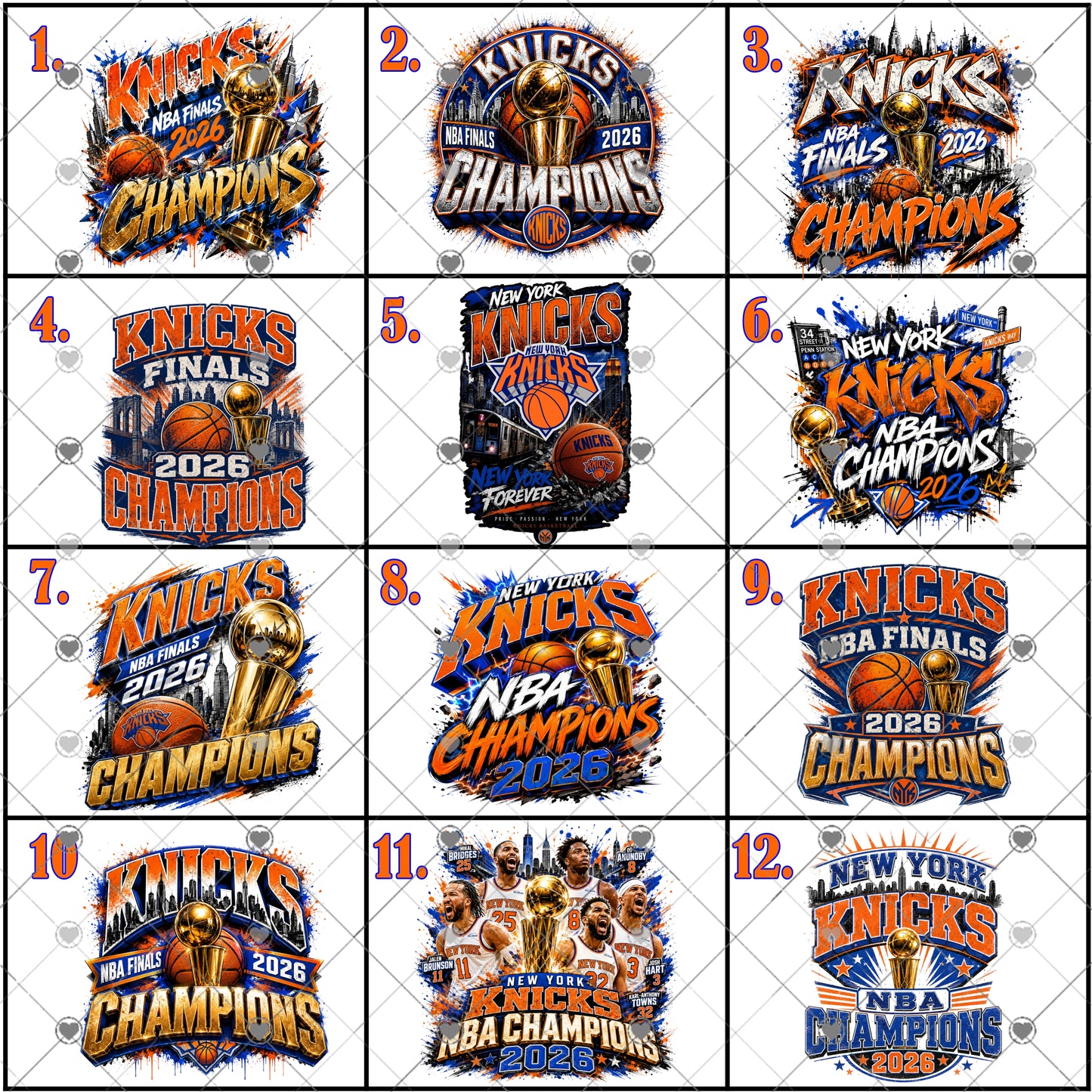 Knicks New York Pride DTF Collection