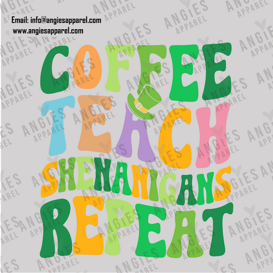 28. St. Patrick´s Day - Coffee Teach - Ready to Press