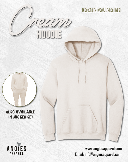 Cream Hoodie