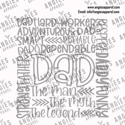 36. Dad Typography