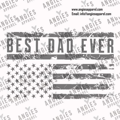 5. Best Dad Ever (American Flag)