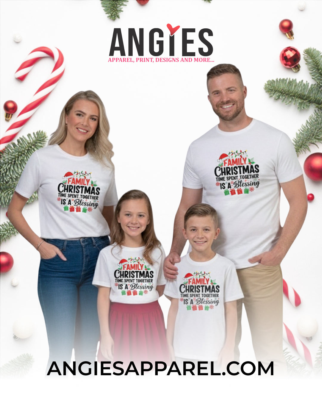 Family Christmas T-Shirts – Choose Your Design
