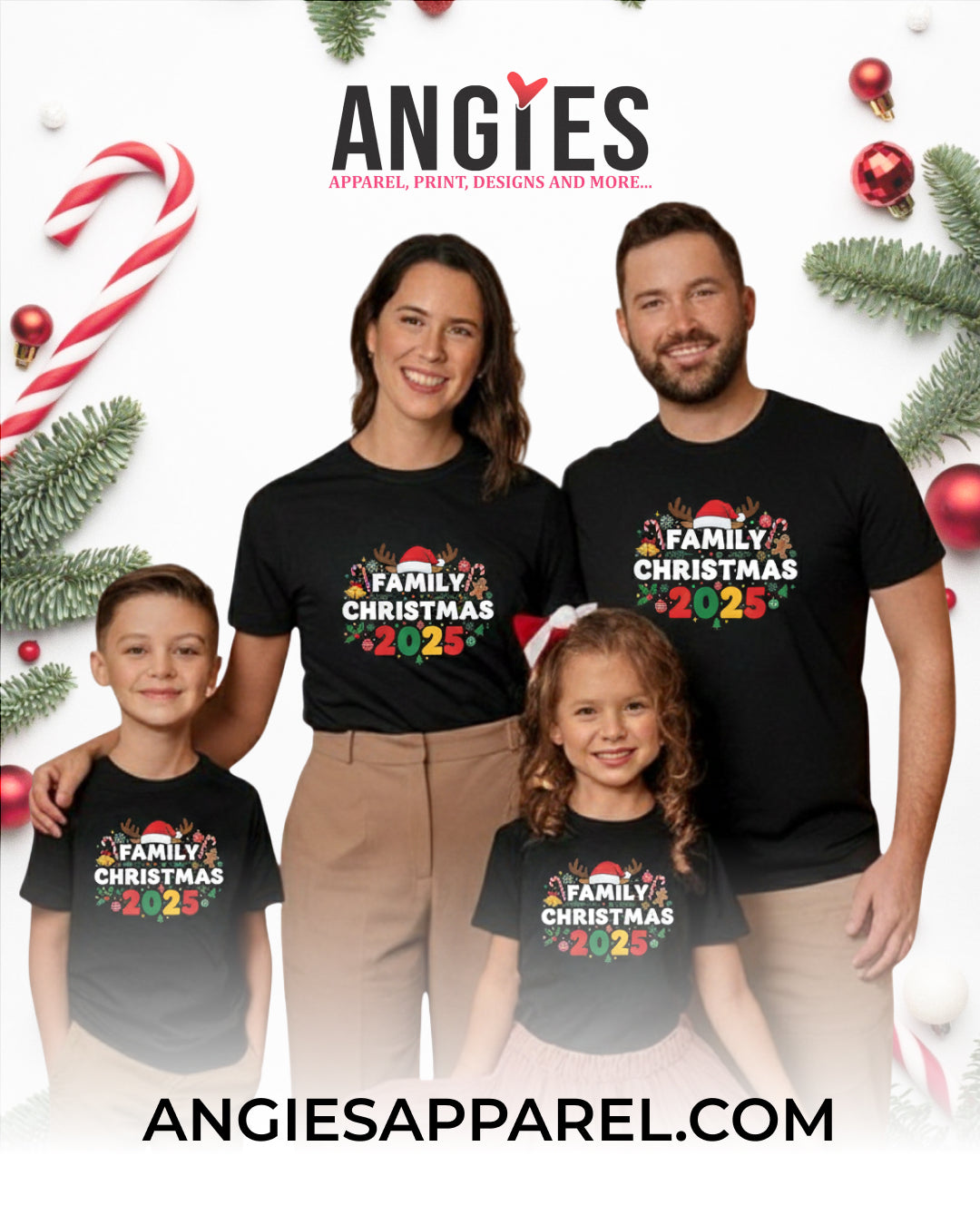 Family Christmas T-Shirts – Choose Your Design