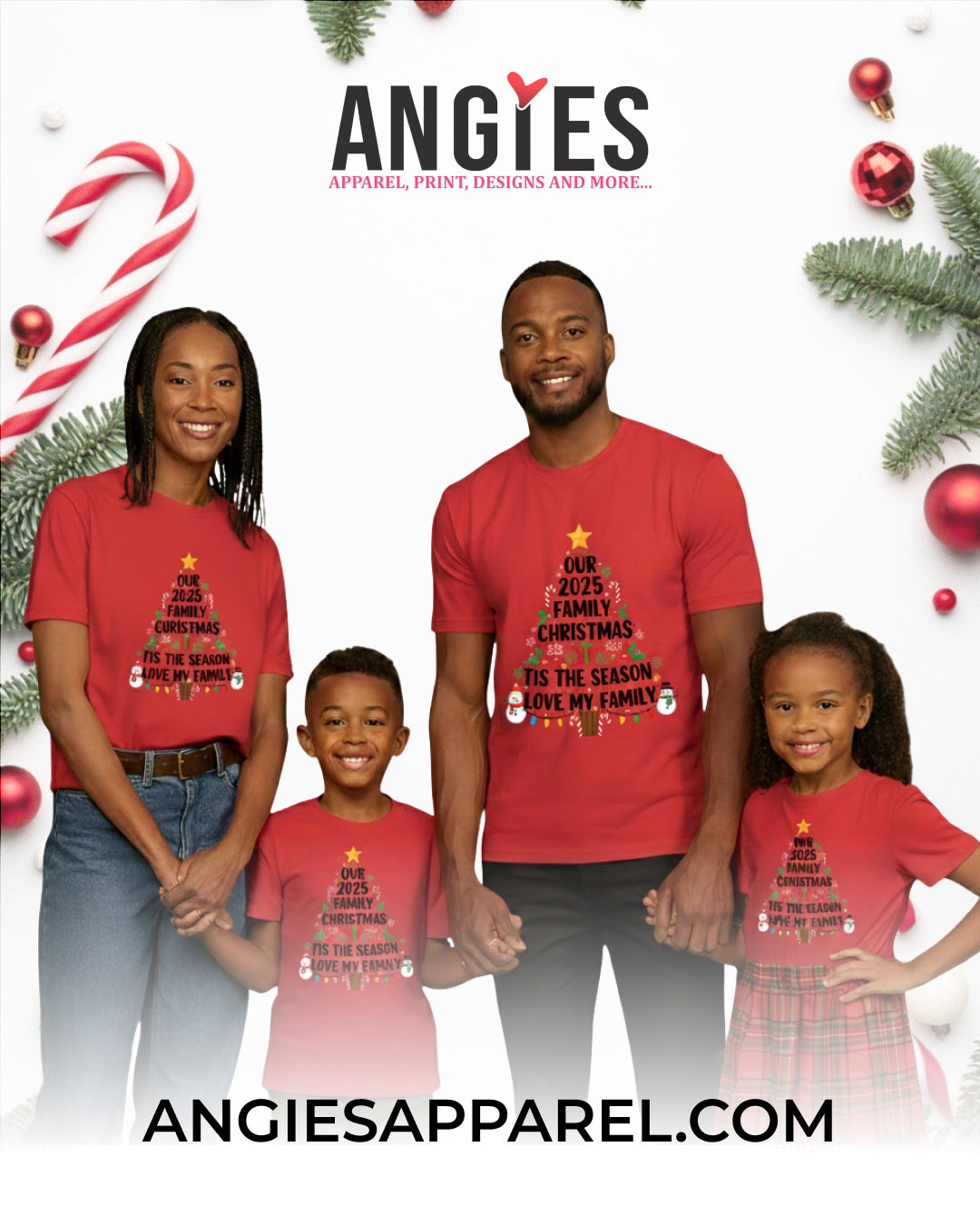 Family Christmas T-Shirts – Choose Your Design