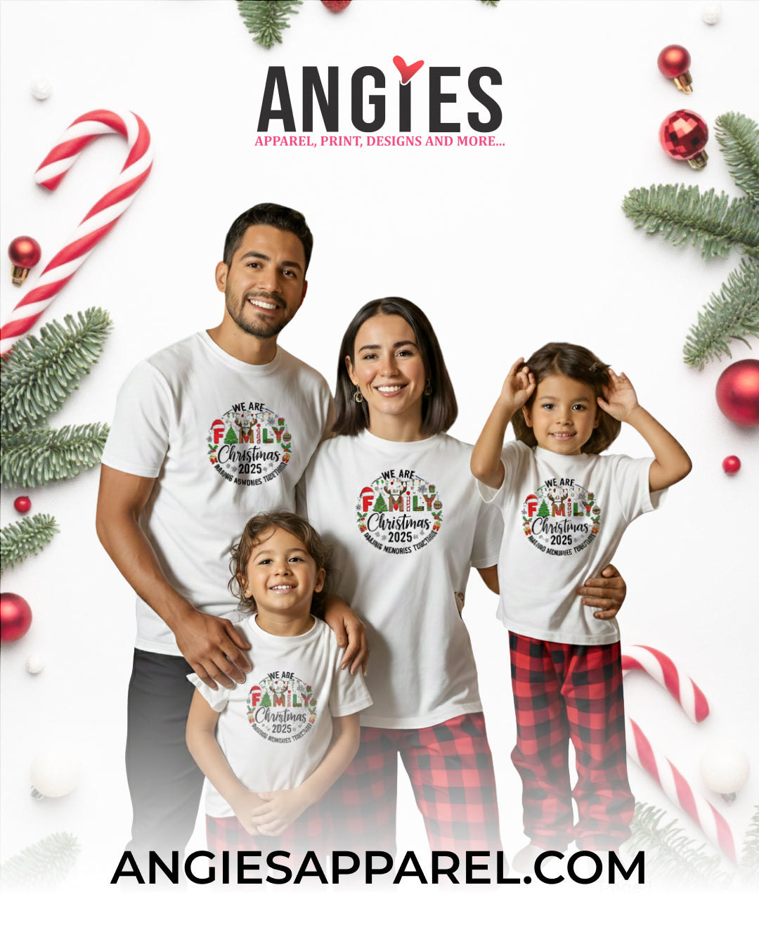 Family Christmas T-Shirts – Choose Your Design