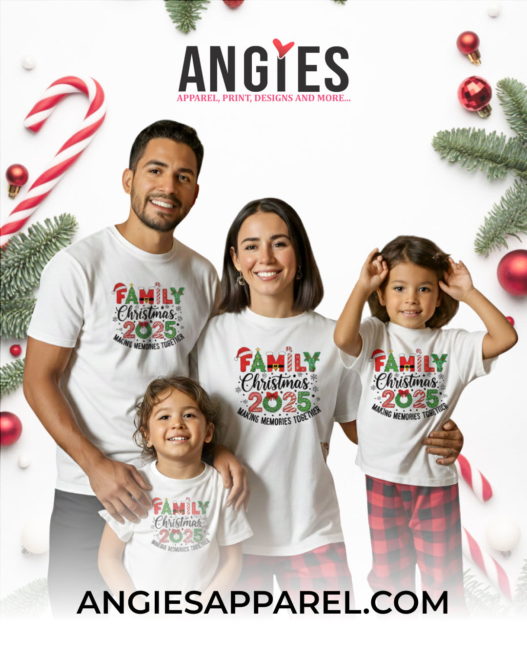 Family Christmas T-Shirts – Choose Your Design