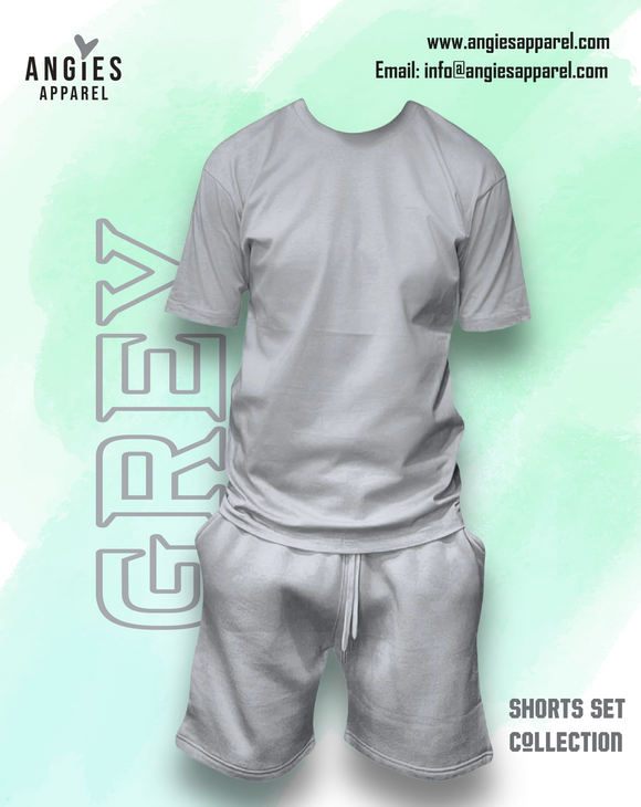 Grey Adult Short Set
