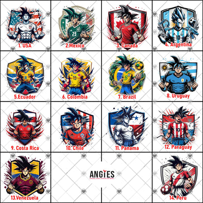Goku Latin Soccer Collection