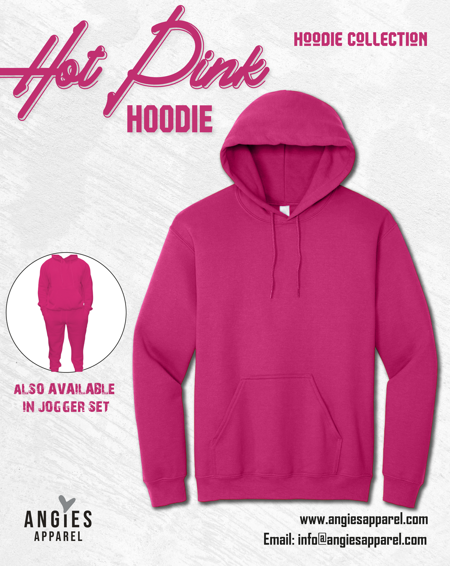 Hot Pink Hoodie