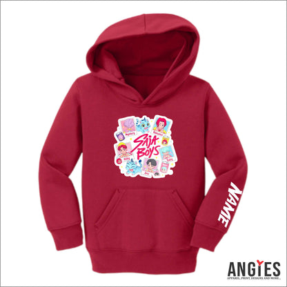 Kpop Kids Hoodie Designs – Huntrx & Sajaboys with Name Personalization