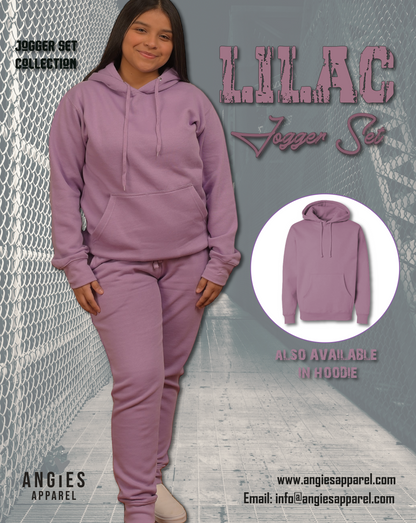 Lilac Adult Pull Over Sweat Suit