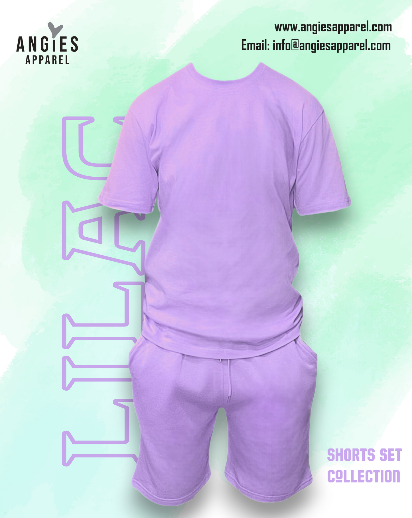 Lilac Adult Short Set