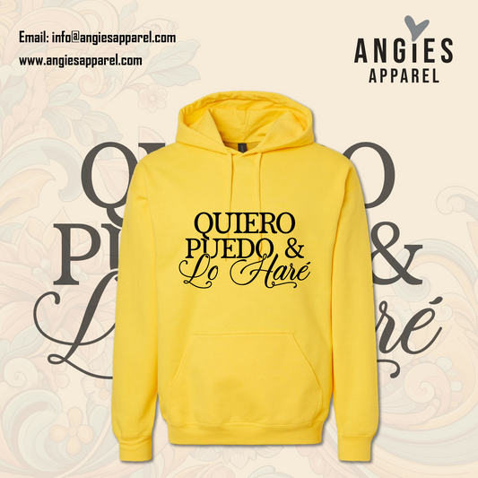 Quiero, Puedo y lo Haré Hoodie - Plus Size