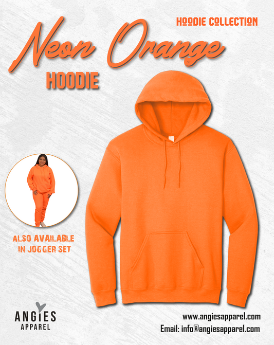 Neon Orange Hoodie
