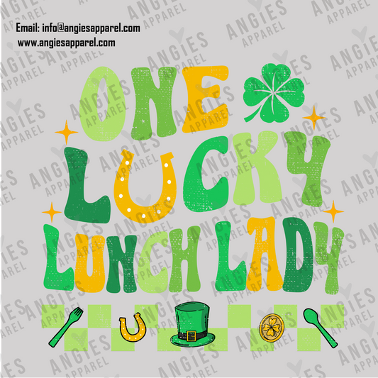 10. St. Patrick´s Day - One Lucky Lunch Lady - Ready to Press