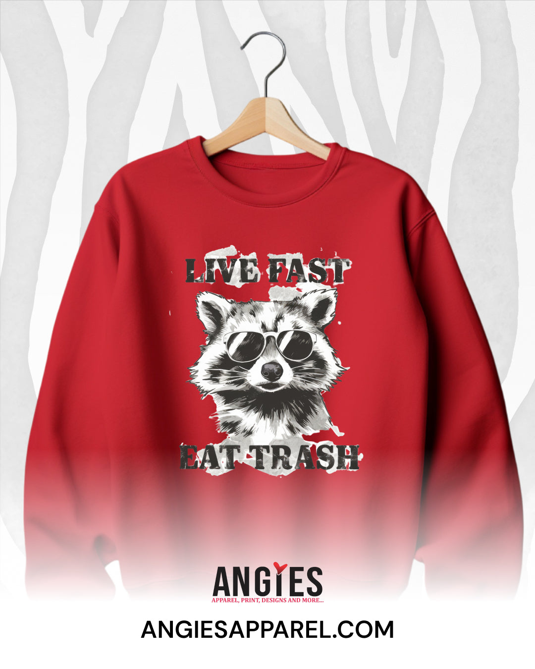 Raccoon Graphic Collection |  Crewneck, Hoodie & T-Shirt