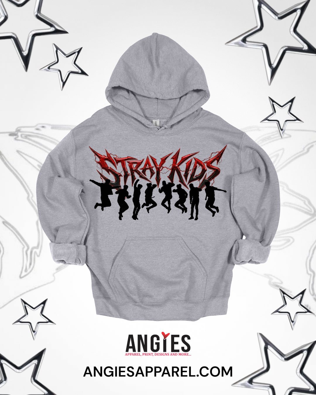 Stray Kids Inspired Hoodie | K-Pop Fan Apparel | SKZ Cartoon Design