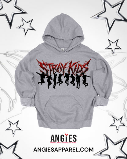 Stray Kids Inspired Hoodie | K-Pop Fan Apparel | SKZ Cartoon Design