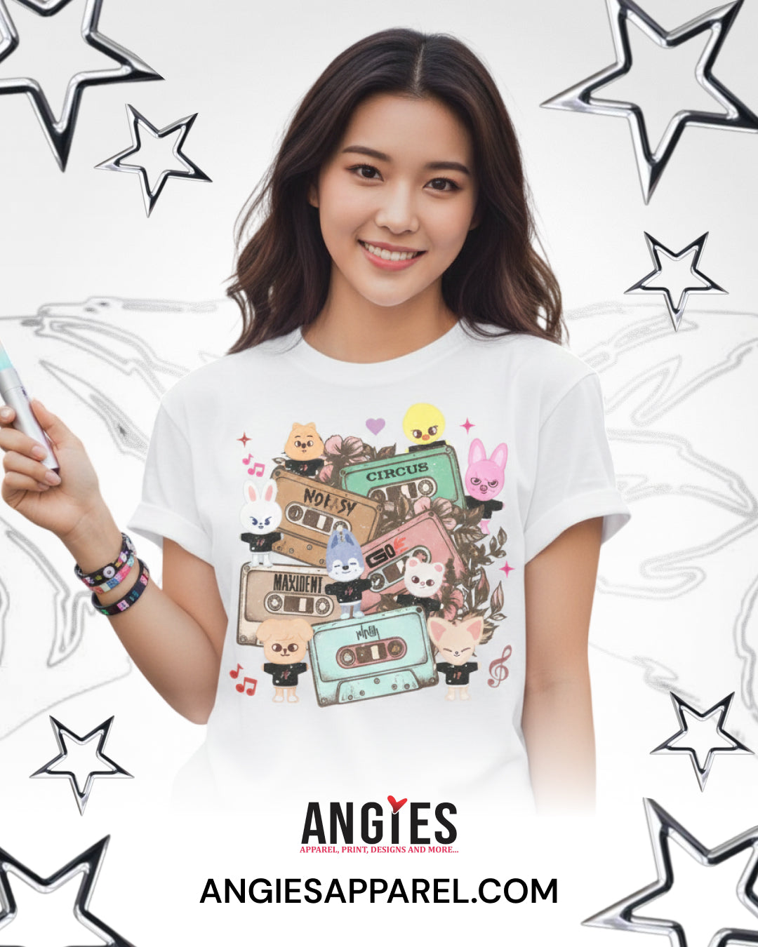 Stray Kids Inspired Hoodie | K-Pop Fan Apparel | SKZ Cartoon Design