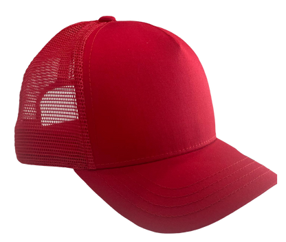 Red Hard Trucker Hat