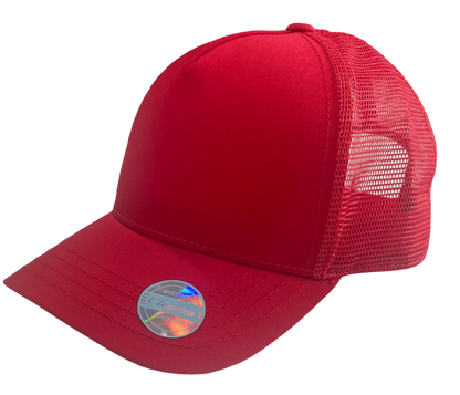 Red Hard Trucker Hat