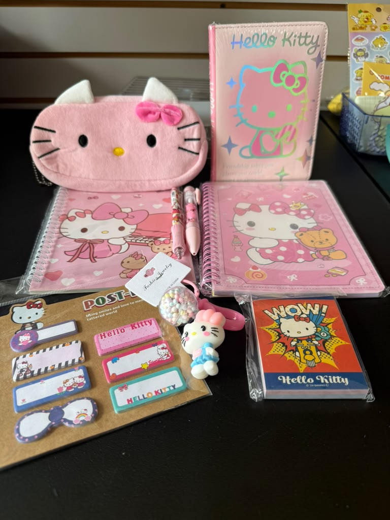 Hello Kitty Stationery Gift Set | Sanrio Notebook and Pencil Case Bundle | Gift for Kids and Teens