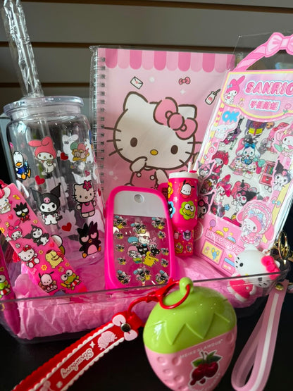Hello Kitty and Friends Gift Set | Sanrio Tumbler, Stationery and Accessories Bundle | Gift for Kids and Teens