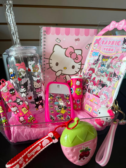 Hello Kitty and Friends Gift Set | Sanrio Tumbler, Stationery and Accessories Bundle | Gift for Kids and Teens