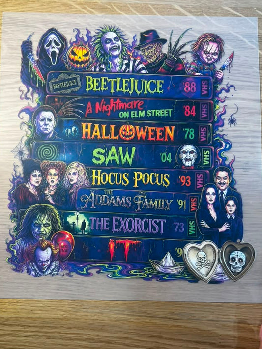 Halloween 10" VHS Movies