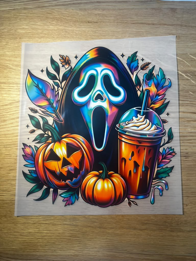 Halloween 10" Ghost Face